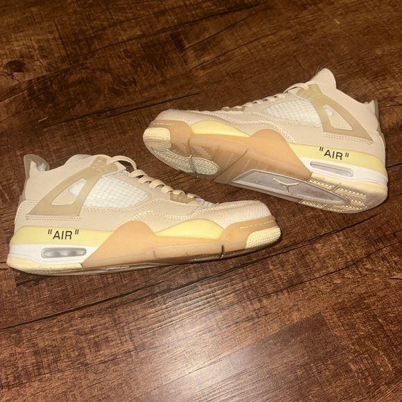 Jordan Sneakers in Cream and White - Picture 3 of 3